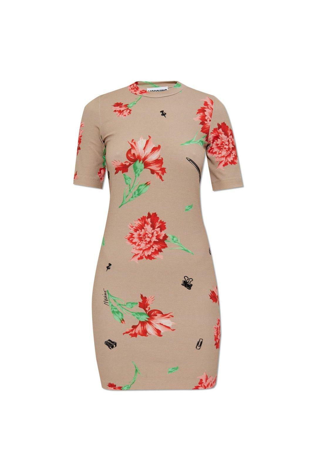 MOSCHINO - Leather Strapless Mini Dress W/ Zip Moschino MOSCHINO - Leather Strapless Mini Dress W/ Zip Moschino