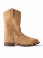 Red Wing Shoes - Pecos Suede Cowboy Boots - Neutrals