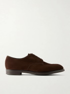 Edward Green - Whitworth Suede Derby Shoes - Brown