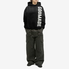 God Made Men's Logo Hoodie in Washed Black