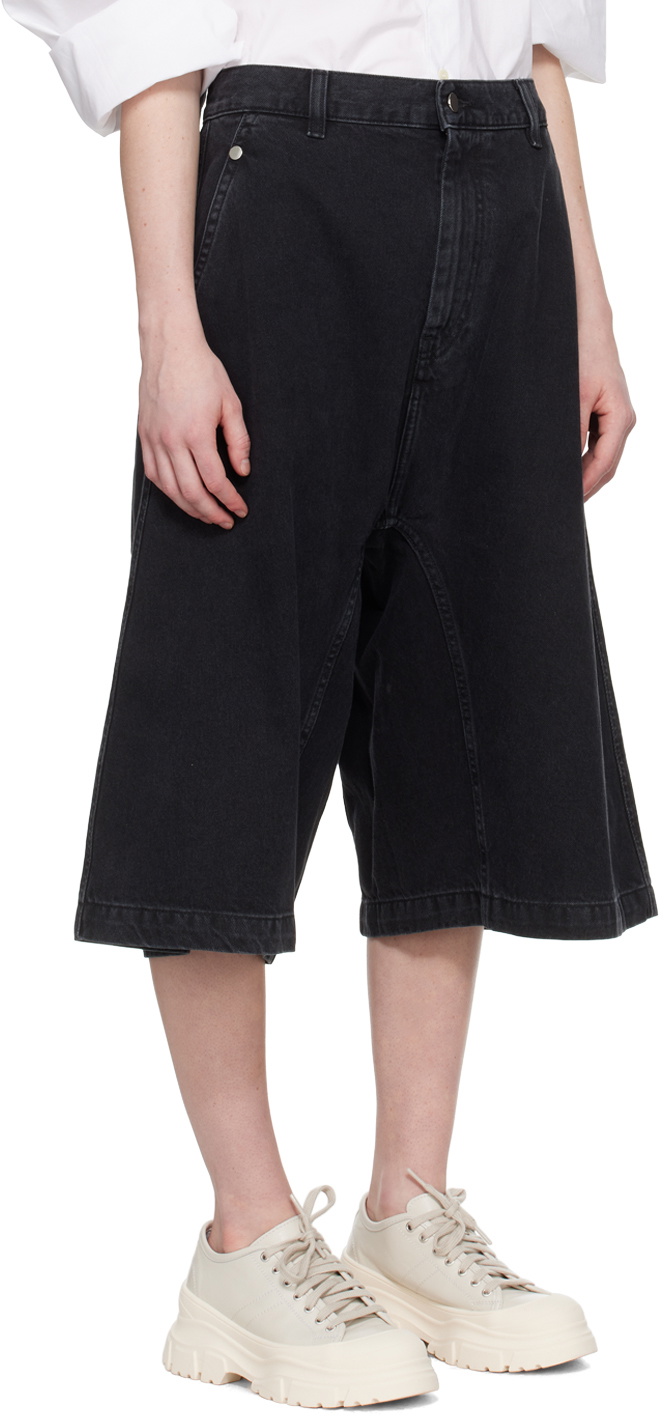 Sofie D'Hoore Black Pluto Denim Shorts