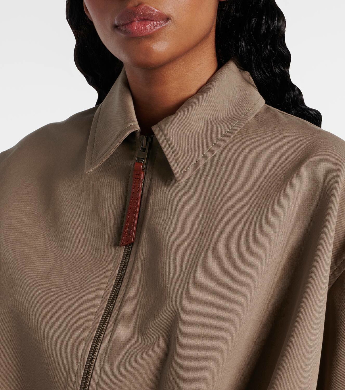 Cotton Nylon Double Twill Blouson