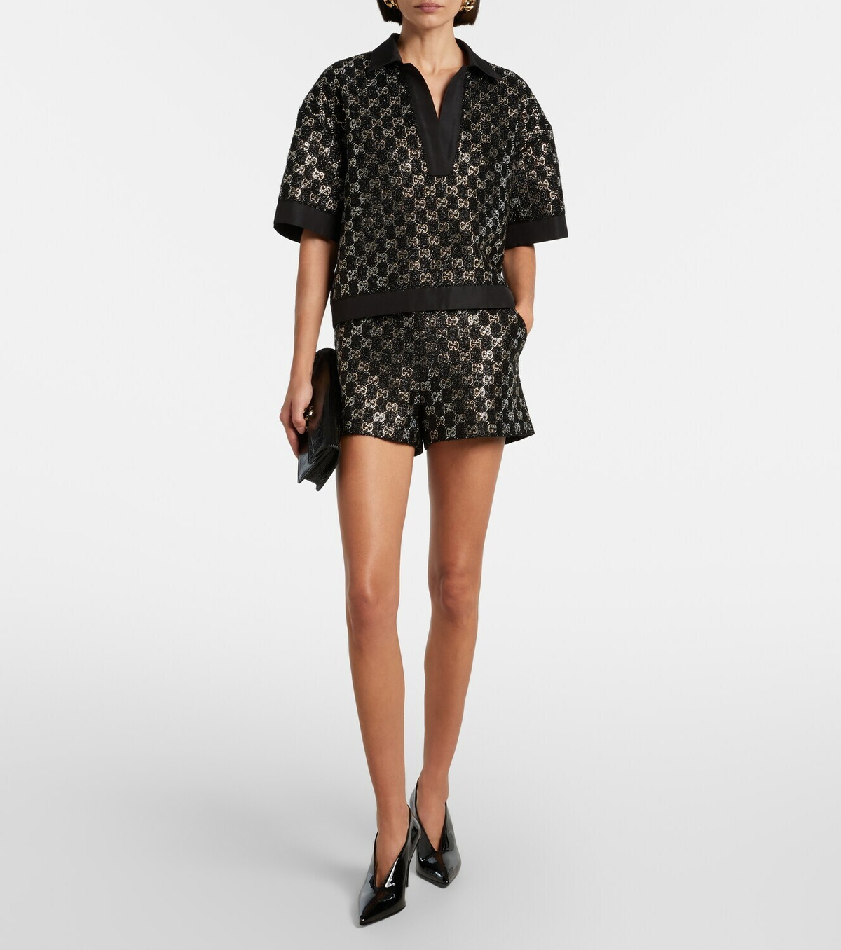 Gucci GG embellished top Gucci