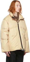 Acne Studios Beige Down Jacket