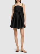 SELF-PORTRAIT Embellished Taffeta Mini Dress