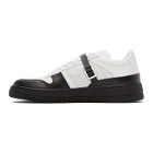 1017 ALYX 9SM White and Black Buckle Sneakers