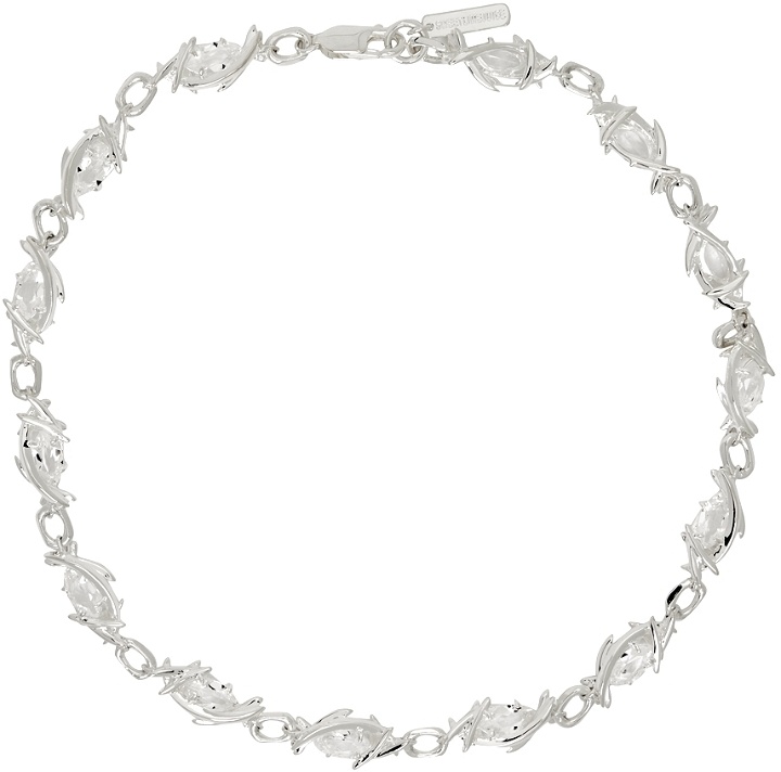 Photo: SWEETLIMEJUICE SSENSE Exclusive Silver Eryn Navette Necklace