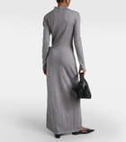 Magda Butrym Wool, silk, and cashmere maxi dress