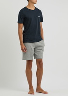 Boss Logo Cotton T-shirt set of Three Blue