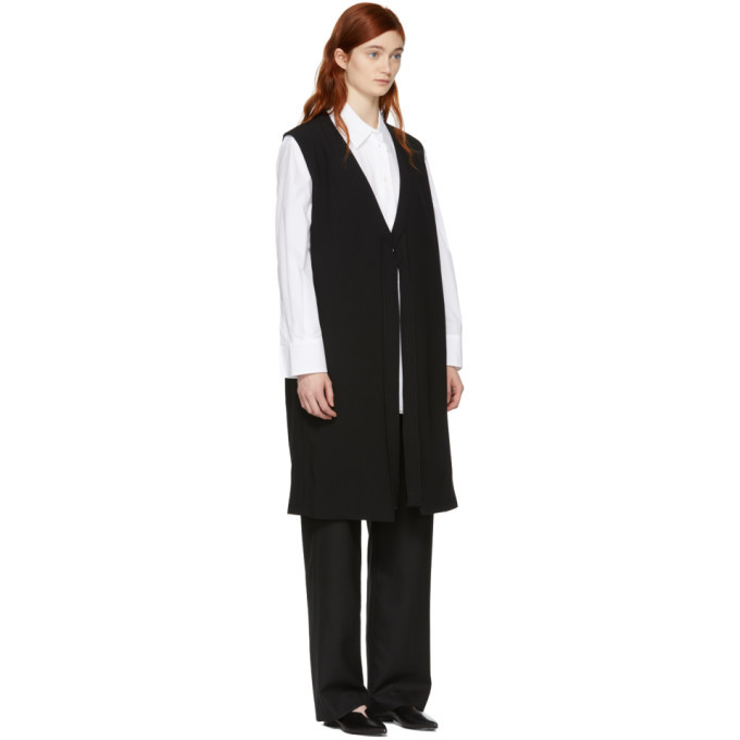 Sara Lanzi Black Tie Long Vest