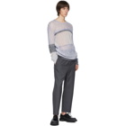 OAMC Grey Wool Drawcord Trousers