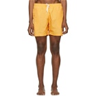 Bather Yellow Solid Swim Shorts