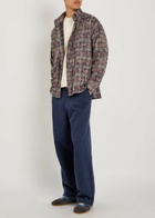 Picante Everyday Wide-leg Cotton Sweatpants Navy