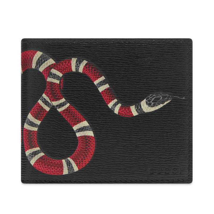 Photo: Gucci Kingsnake Leather Billfold Wallet