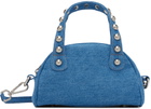 Justine Clenquet Blue Liv Denim Bag