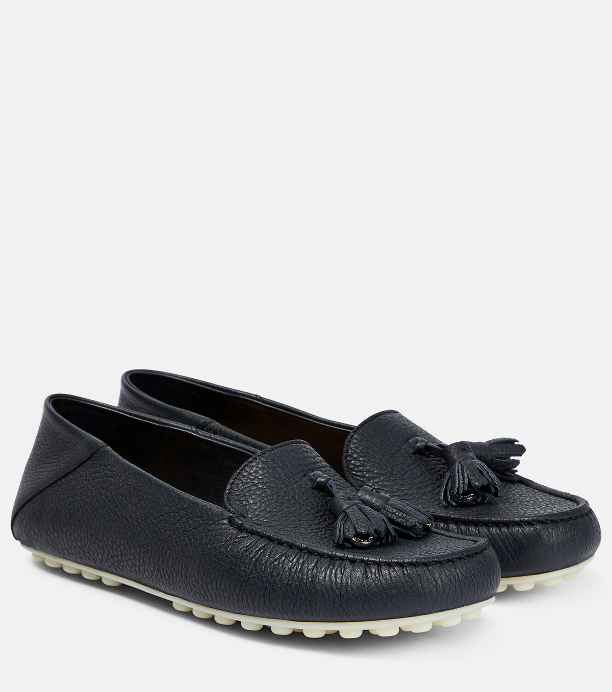 Loro Piana - Dot Sole leather moccasins