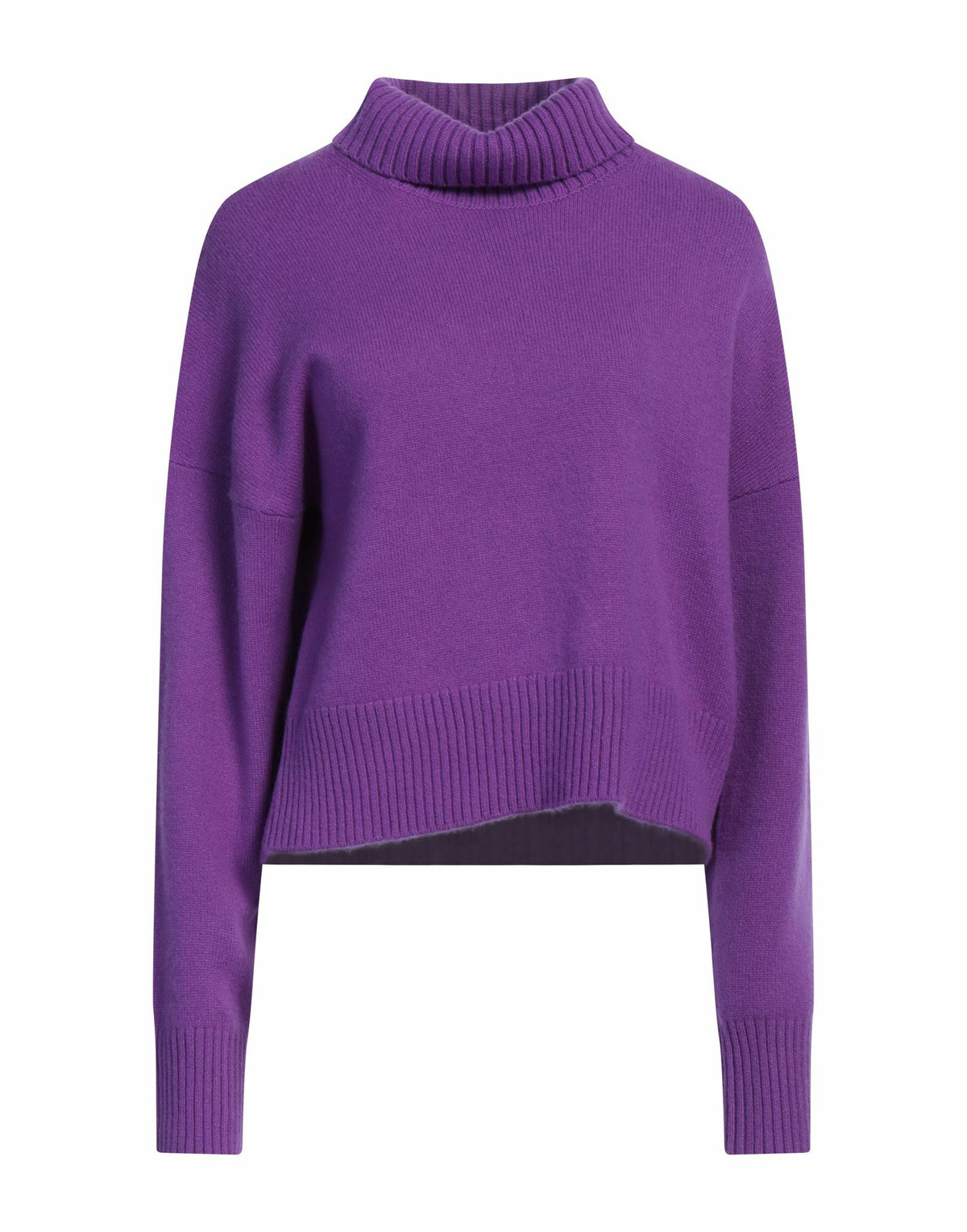 Maje Womens Turtleneck in Purple