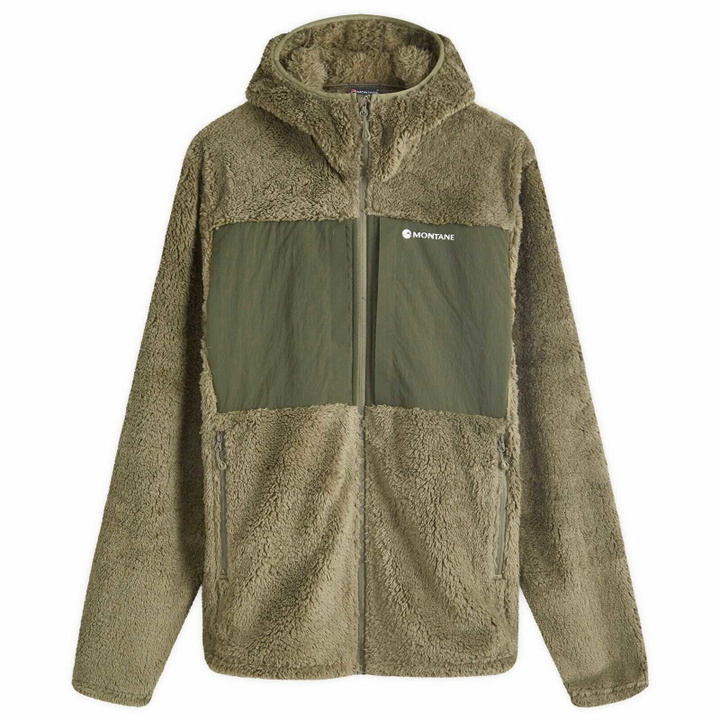 Photo: Montane Men's Caldus XT Sherpa Fleece Hooded Jacket in Caper