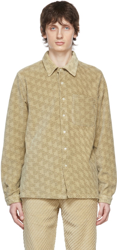 Photo: ERL Beige Cotton Shirt