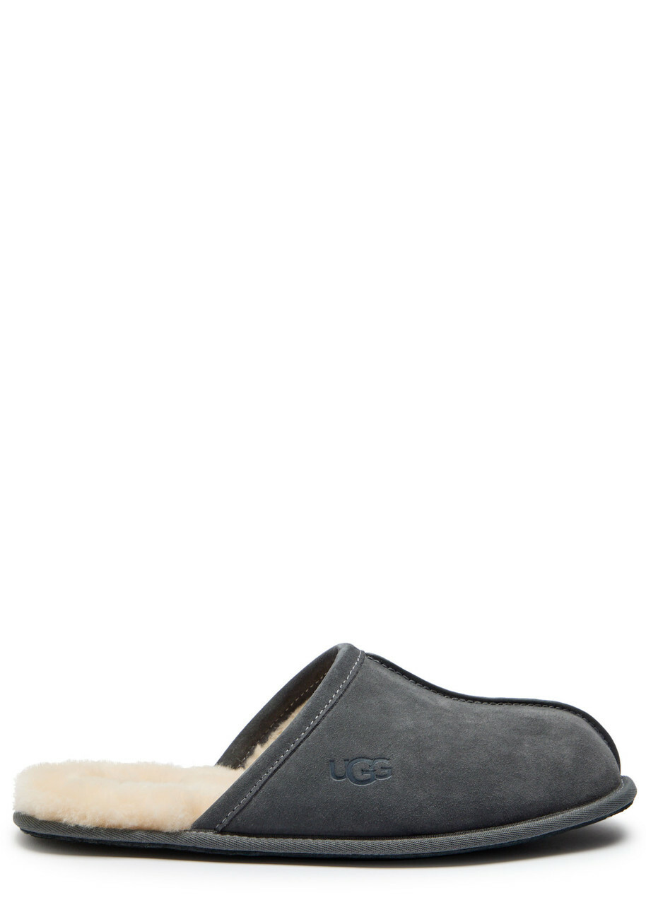 Ugg Scuff Suede Slippers Dark Grey
