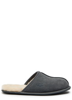 Ugg Scuff Suede Slippers Dark Grey