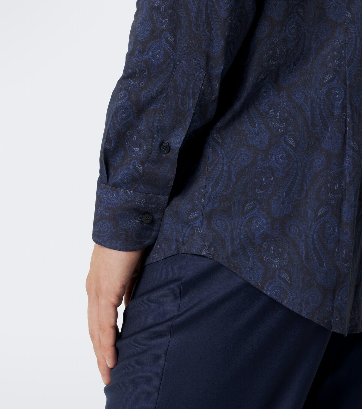 Etro Paisley cotton-blend poplin shirt