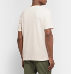 NN07 - Clive Waffle-Knit Cotton and Modal-Blend T-Shirt - Ecru