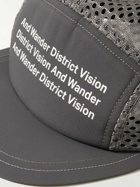 DISTRICT VISION - And Wander Logo-Print Mesh and Pertex Quantum Air Cap