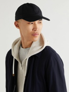 Brioni - Leather-Trimmed Wool and Cashmere-Blend Baseball Cap