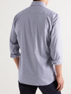 Peter Millar - Button-Down Collar Checked Cotton Shirt - Blue