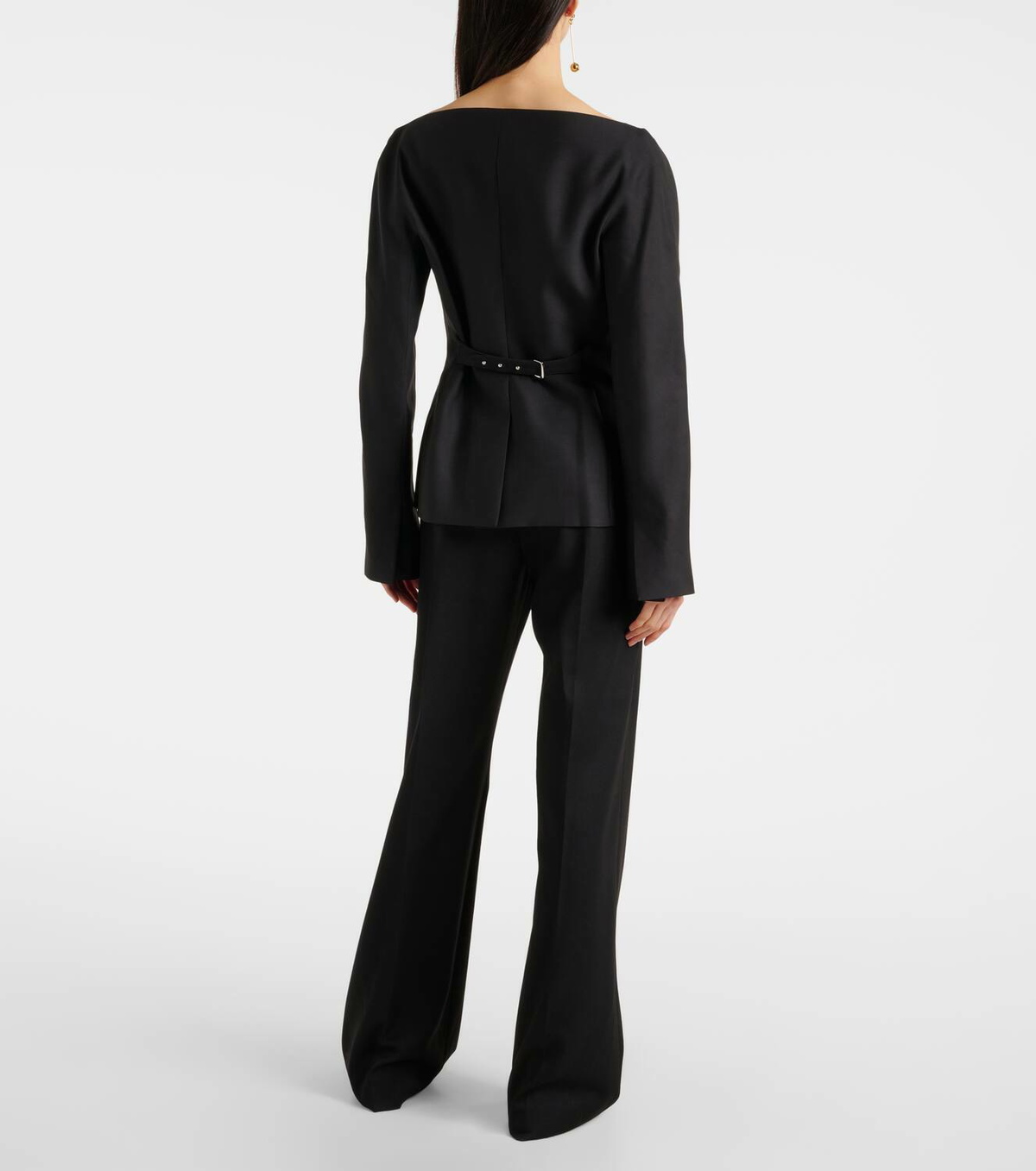 Jacquemus La Veste Spalla wool and silk jacket