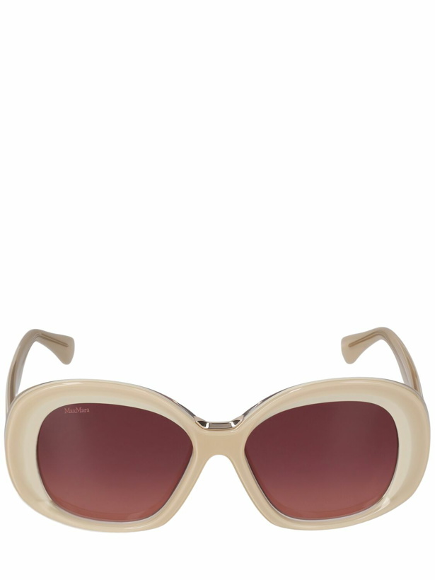 Photo: MAX MARA Edna Round Acetate Sunglasses