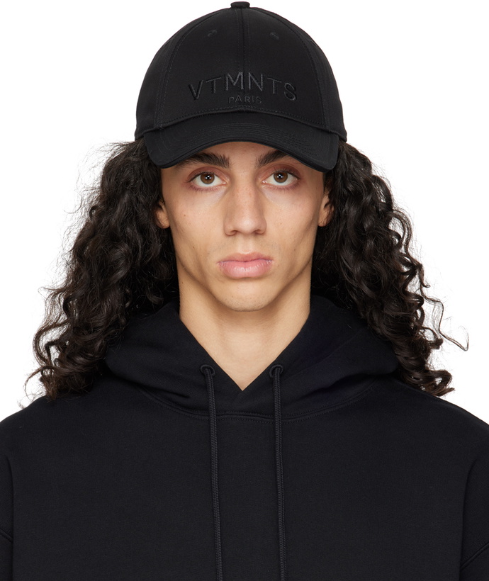 Photo: VTMNTS Black 'VTMNTS Paris' Logo Cap