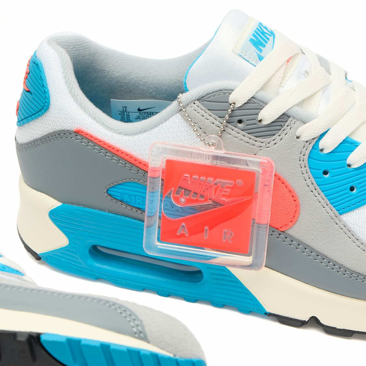 Nike Air Max III Sneaker in Grey/Infrared/Sail