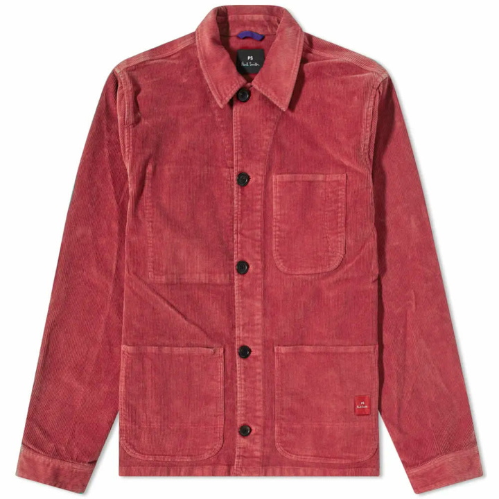 Photo: Paul Smith Men's Corduroy Chore Jacket in Red