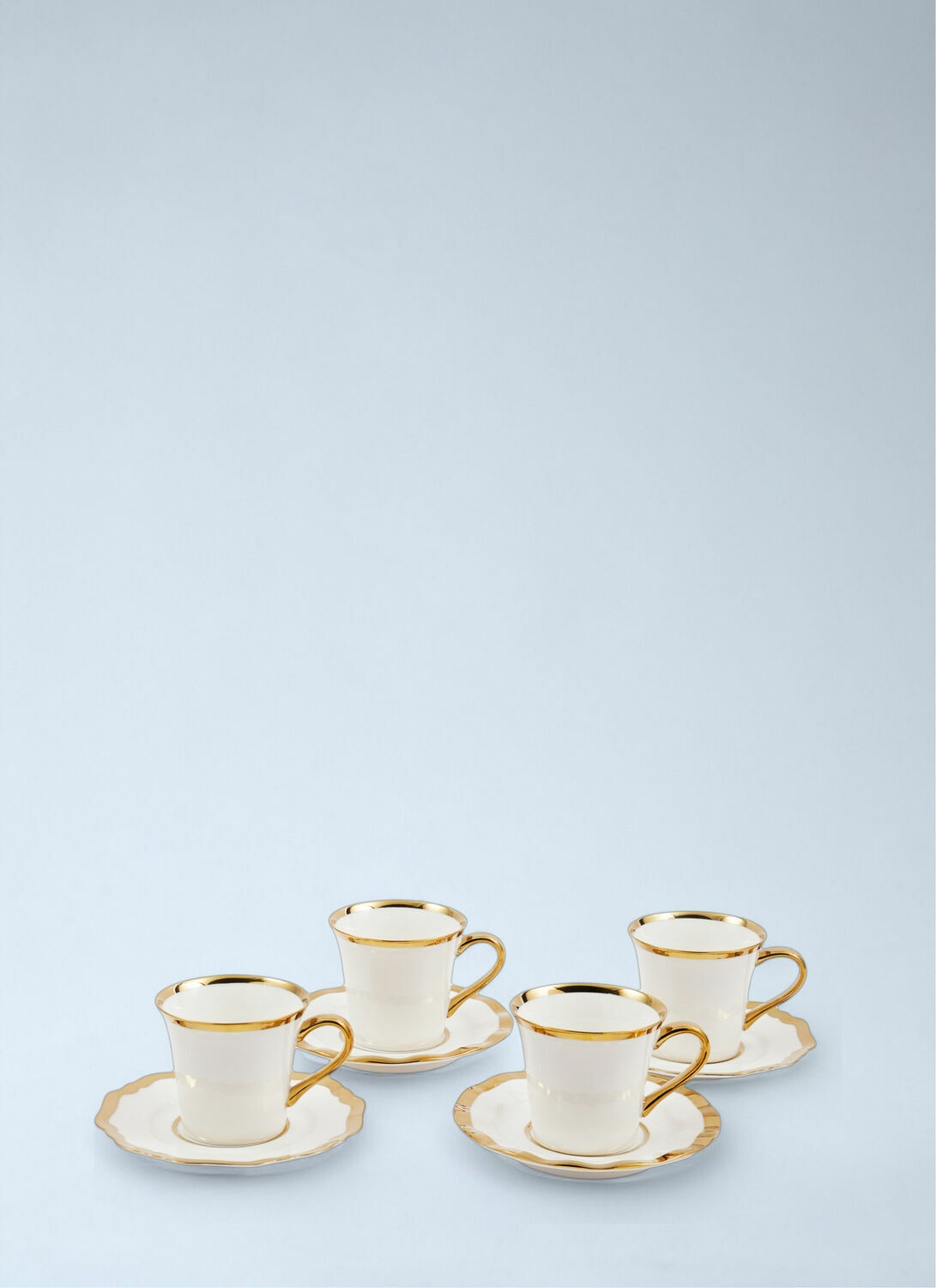 POLSPOTTEN Porcelain Teacup and Saucer Set