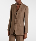 Ralph Lauren Collection Marcy linen blazer
