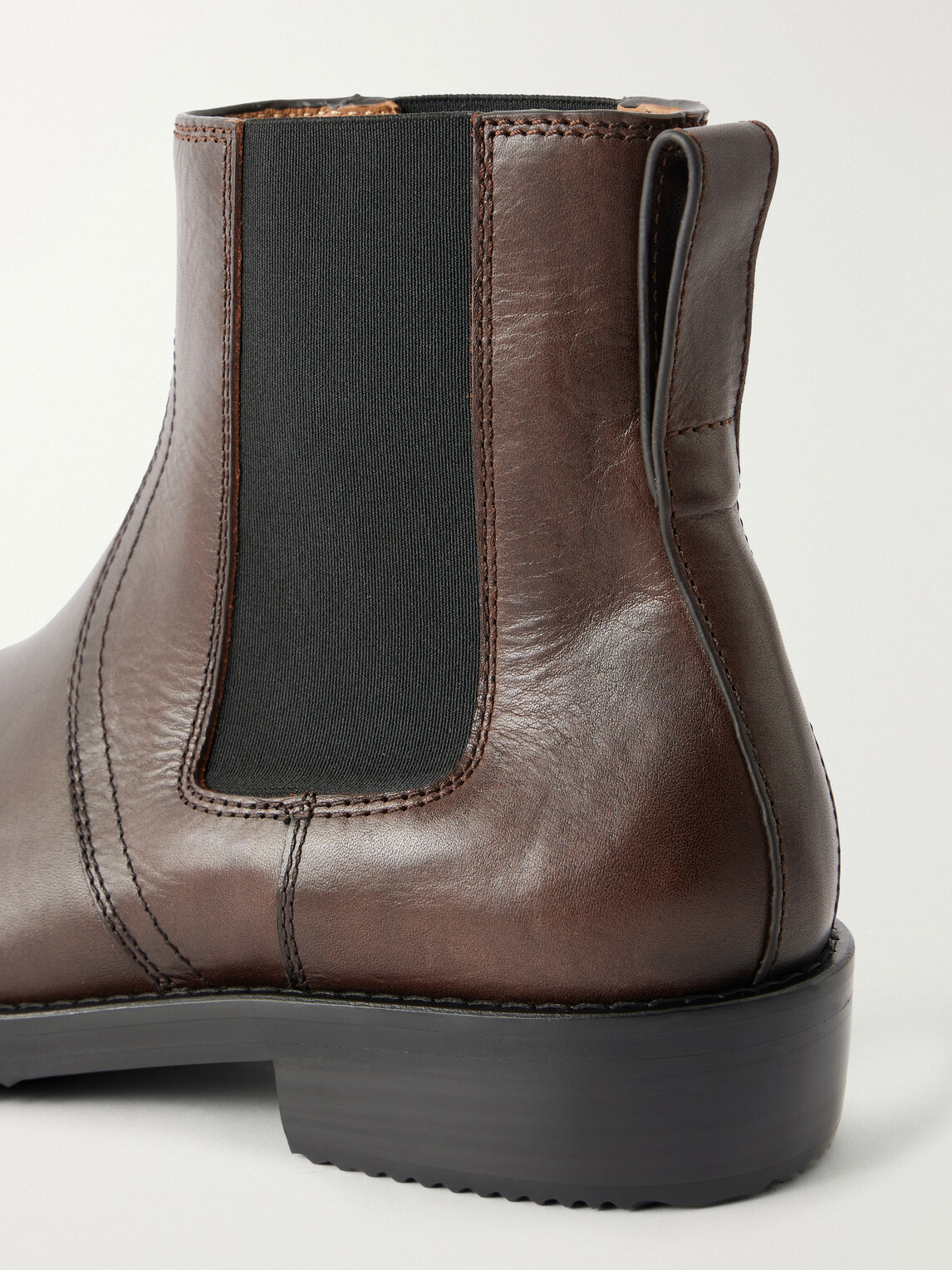 Dries Van Noten - Leather Chelsea Boots - Brown
