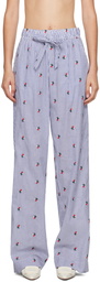 Caro Editions Blue Hannah Trousers