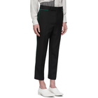 Haider Ackermann Black Skinny-Leg Trousers