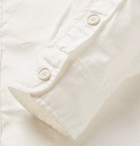 Entireworld - Giant Oversized Button-Down Collar Organic Cotton Oxford Shirt - White