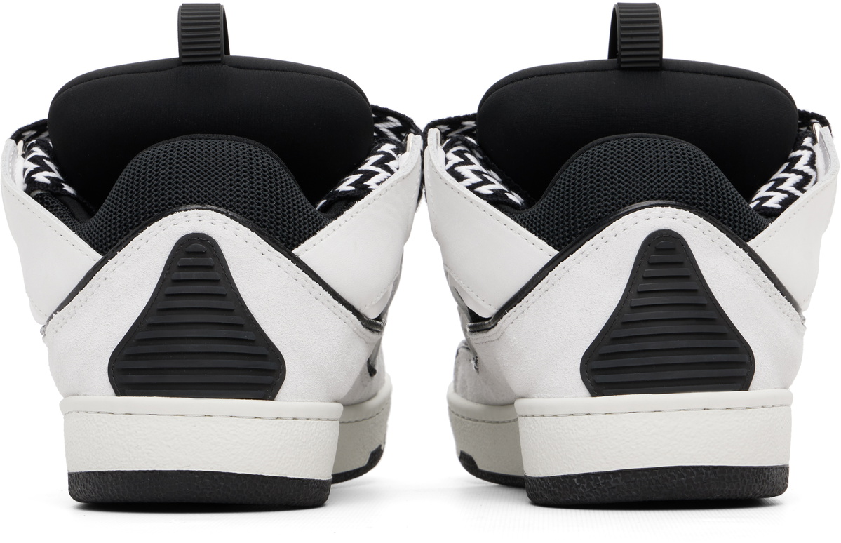 Lanvin White Curb Sneakers