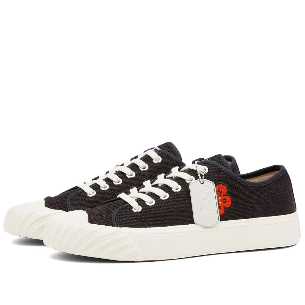 Kenzo White Velcro Kourt Scratch Sneakers - ShopStyle