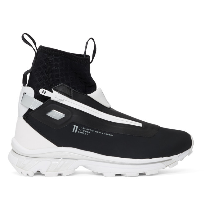 Photo: Boris Bidjan Saberi Black and White Salomon Edition Nordic Hybrid Sneakers