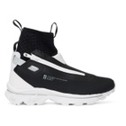 Boris Bidjan Saberi Black and White Salomon Edition Nordic Hybrid Sneakers