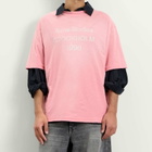 Acne Studios Men's Exford 1996 Short Sleeve T-Shirt in Tango Pink