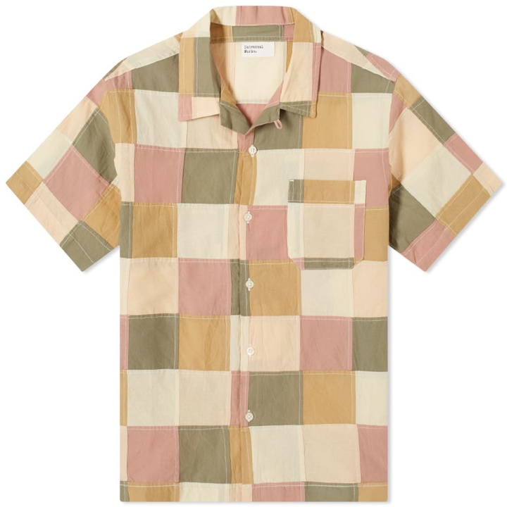 Photo: Universal Works Patchwork Check Road Shirt