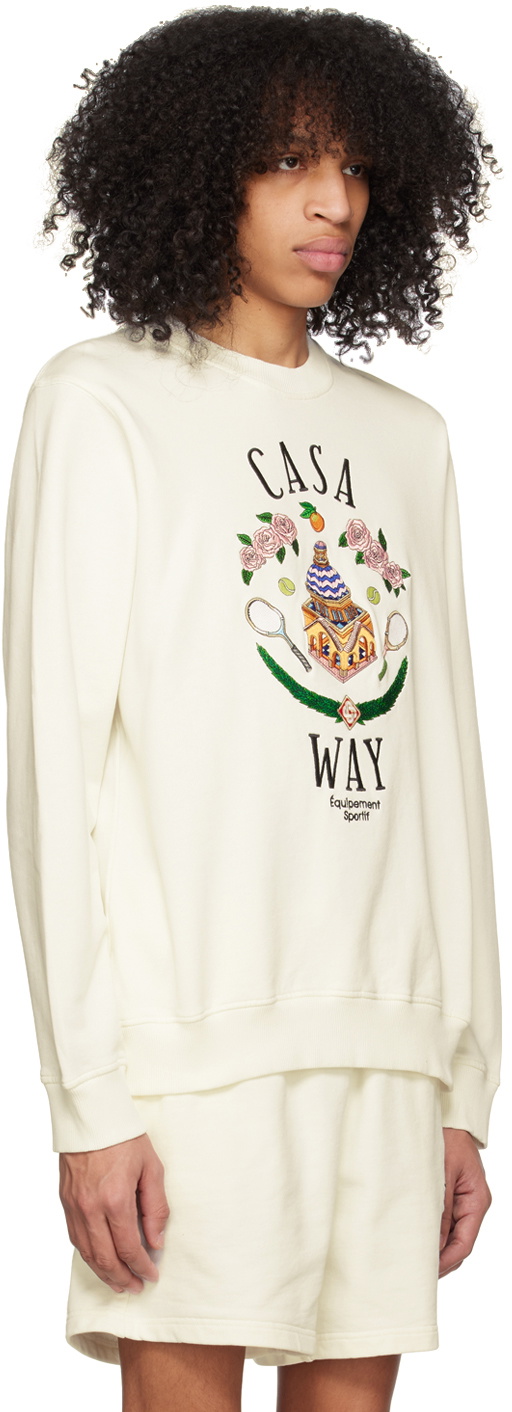 【関税込み】CASABLANCA Casa Way Sweatshirt mens sweatshirt | Luxury Designer Collection | Coveti