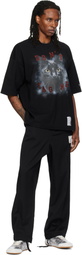 Maison MIHARA YASUHIRO Black Cat Printed T-shirt