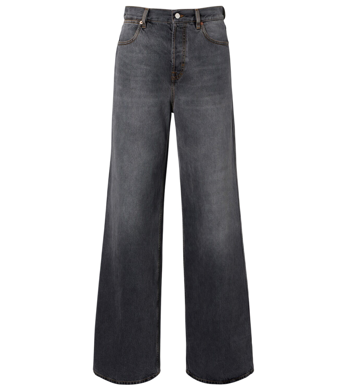 Gucci Blue Eco-Washed Denim GG Jacquard Jeans Gucci